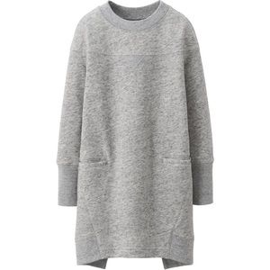 Uniqlo x Helmut Lang grey sweater dress